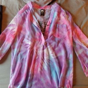 Tie dye Iron Fist top